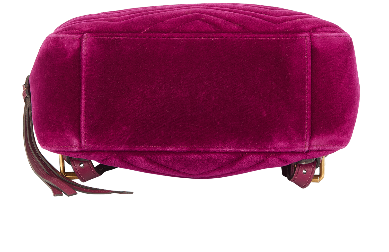 GG Marmont Backpack, &pound;750, Handbags, Purple, Velvet, Top view